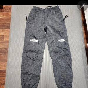 The North Face X  GORE-TEX Denim Mountain Pants Jogger Black EUC 32x28 Max